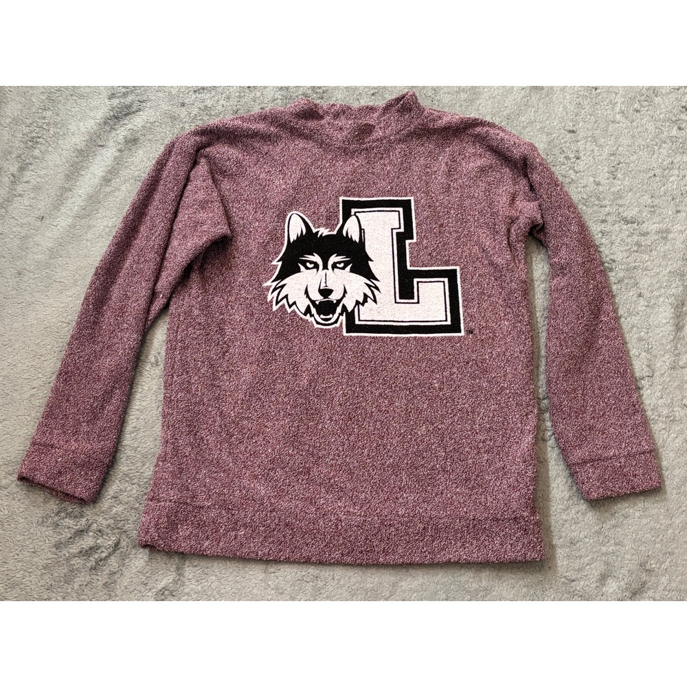 Woolly Threads Loyola University Chicago Ramblers Sweatshirt Maroon Mens Medium